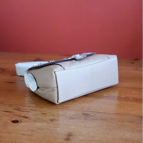 COACH Remi Whipstitch Daisy Embellished Leather Crossbody Shoulder Handbag - Picture 7 of 15